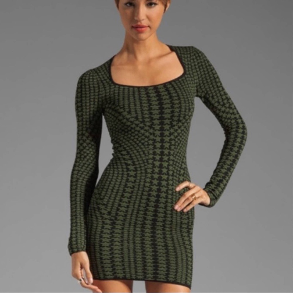 Torn by Ronny Kobo green Hannah dress